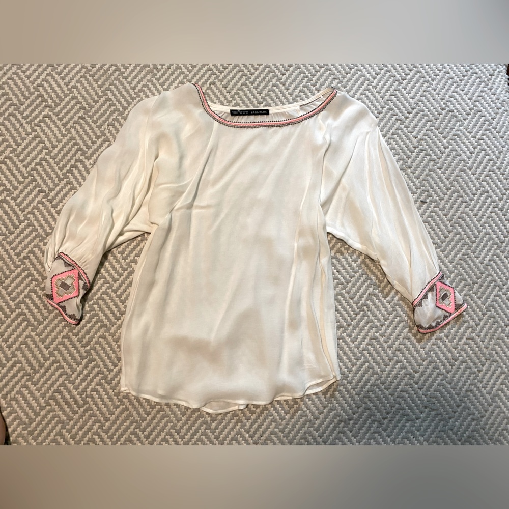 Zara beaded top